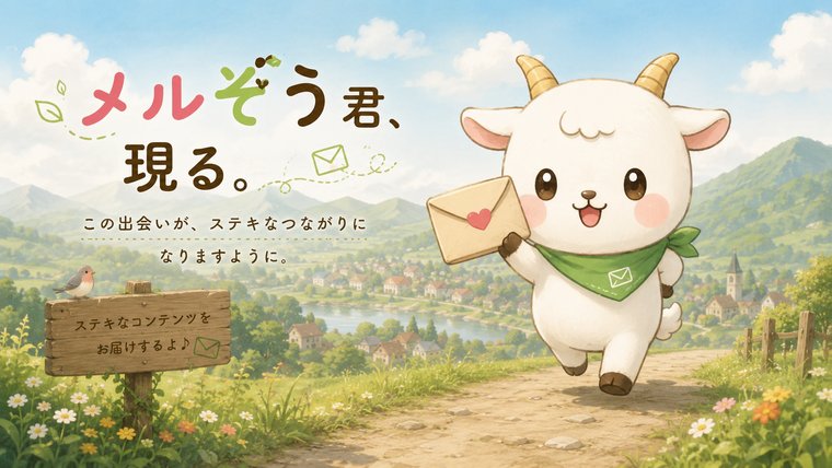 メルぞう君、現る