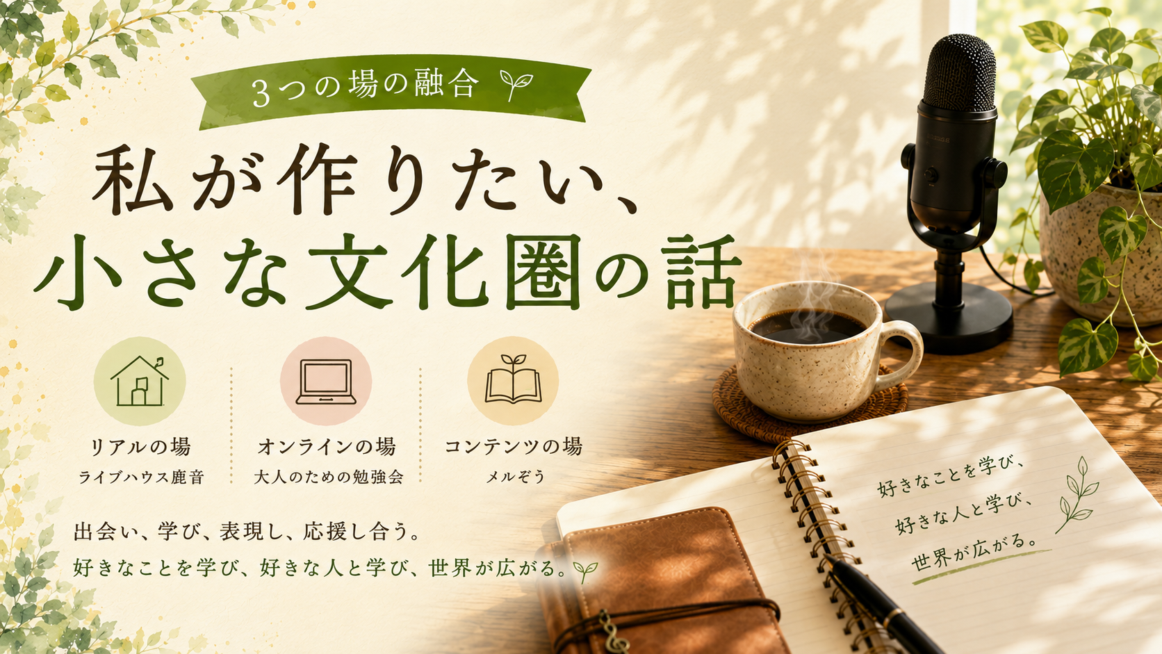 私が作りたい、小さな文化圏の話