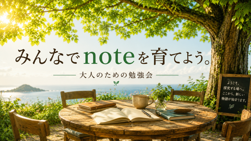 みんなでnoteを育てよう。