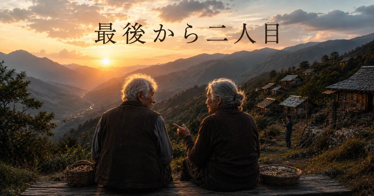 最後から二人目